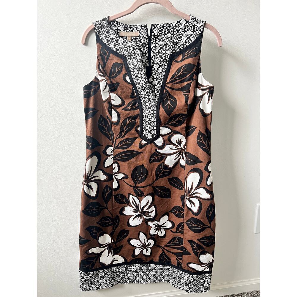 Tommy Bahama Hawaiian tapa dress women's size 4